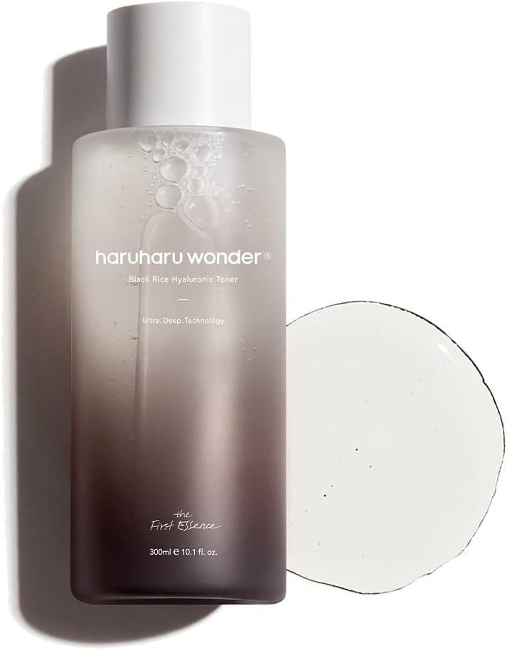 Haruharu Wonder Black Rice Hyaluronic Toner 5.1 fl.oz / 150ml | Face Moisturizer, Facial Toner for All Skin Types | Vegan, Cruelty Free, EWG-Green