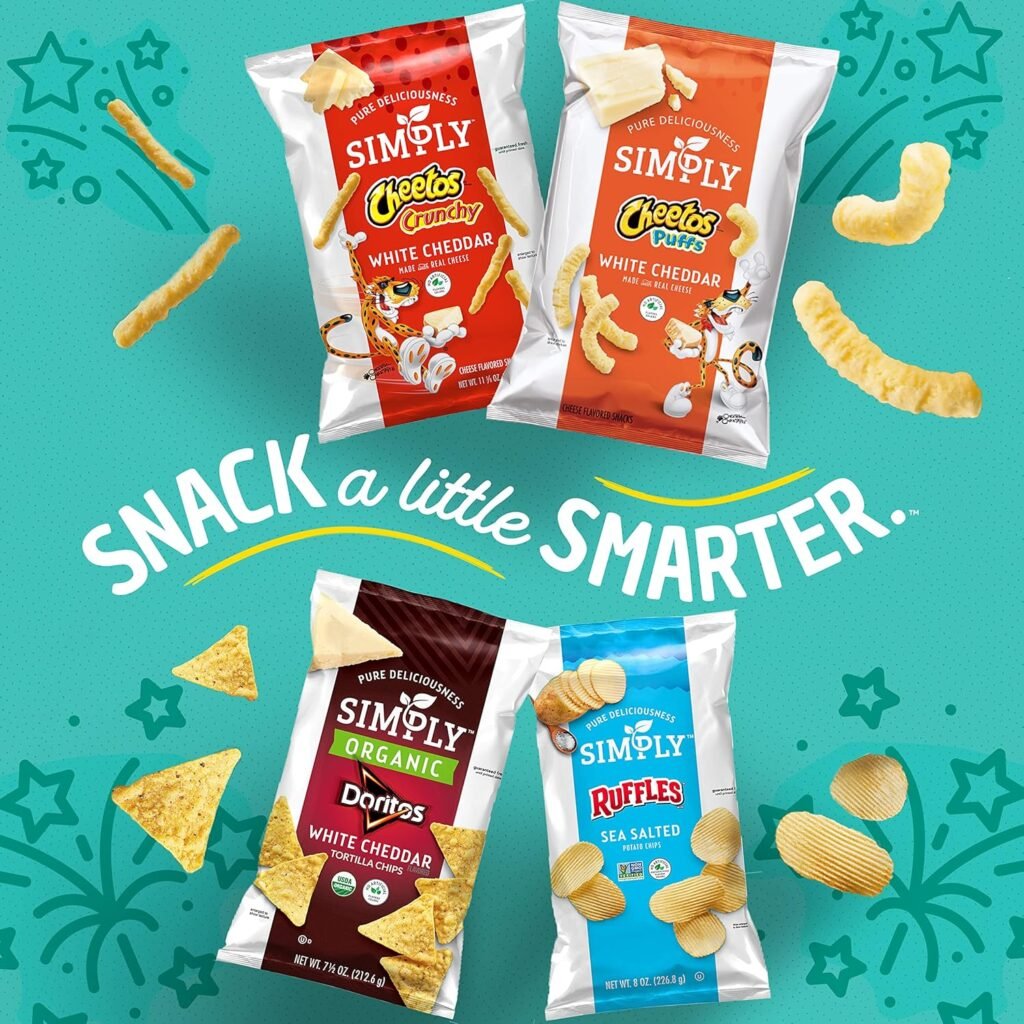 Simply, Variety Pack Snacks, 0.875 Ounce (Pack of 36)