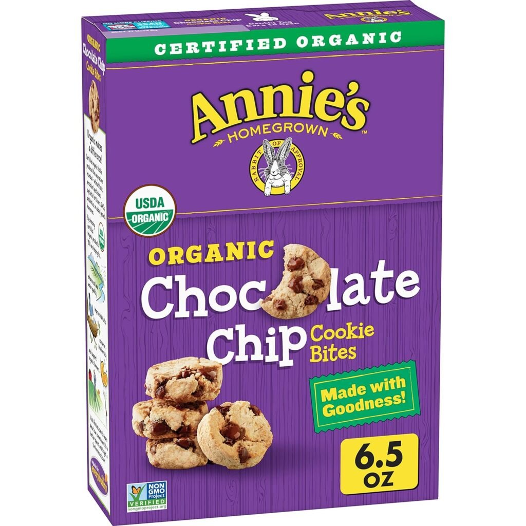 Annies Organic Chocolate Chip Cookie Bites, 6.5 oz.